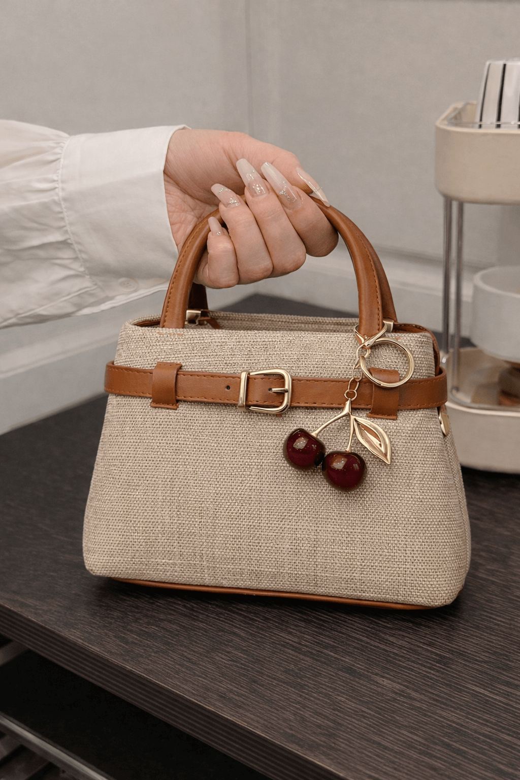 Shein 9  CrossBag With cherry charm