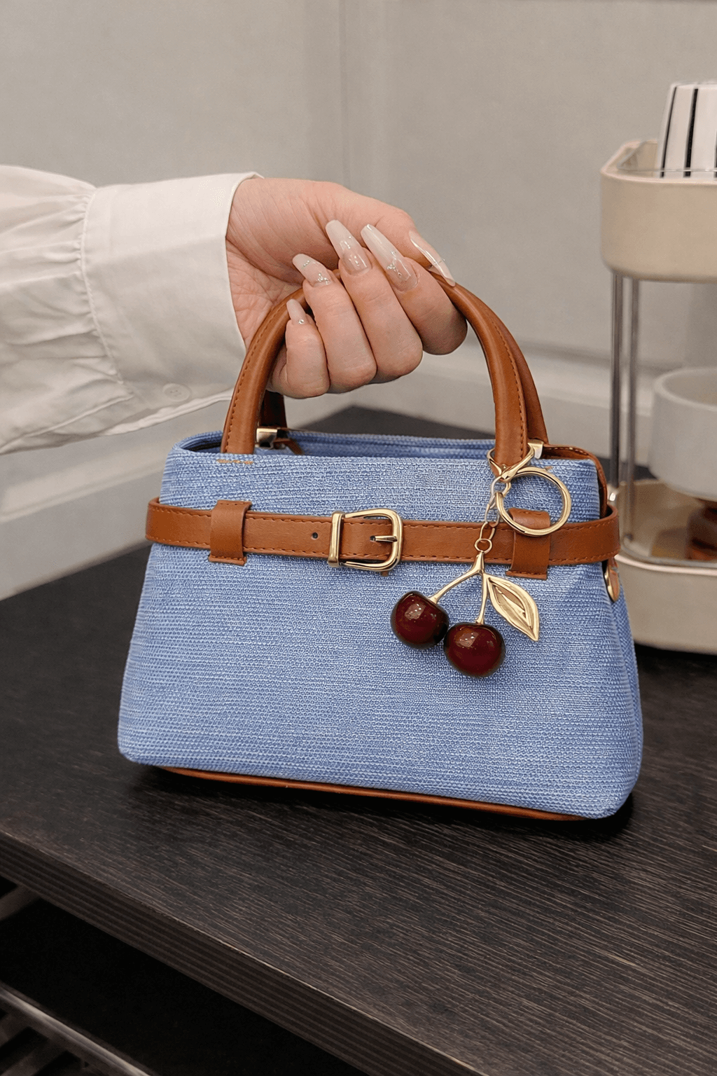 Shein 9  CrossBag With cherry charm