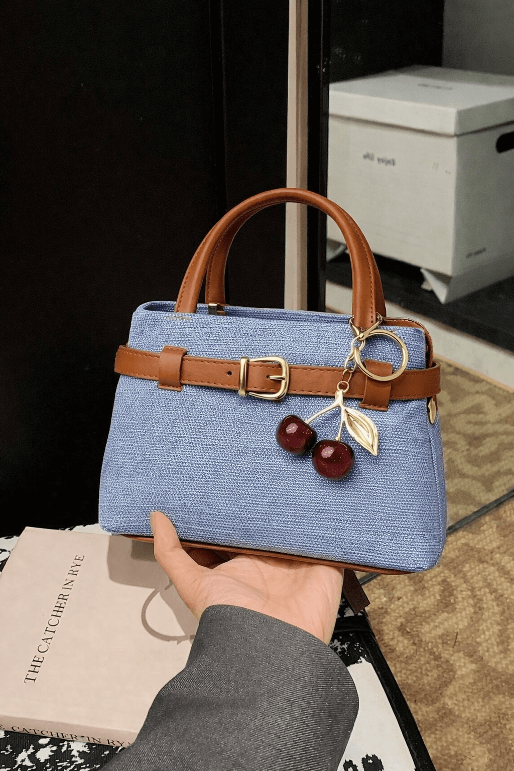 Shein 9  CrossBag With cherry charm
