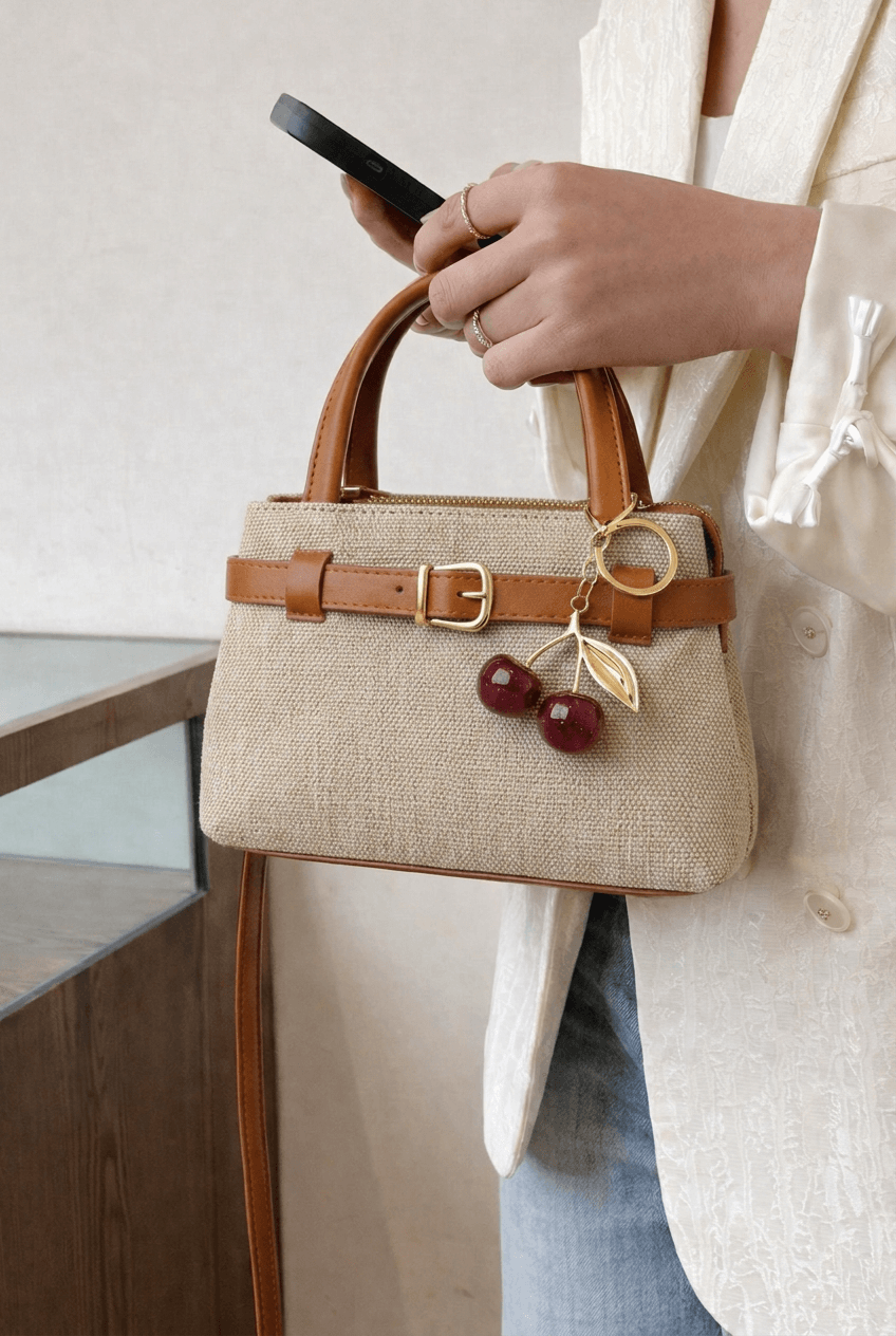 Shein 9  CrossBag With cherry charm