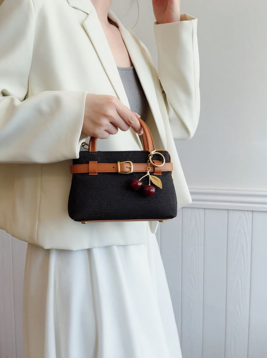 Shein 9  CrossBag With cherry charm