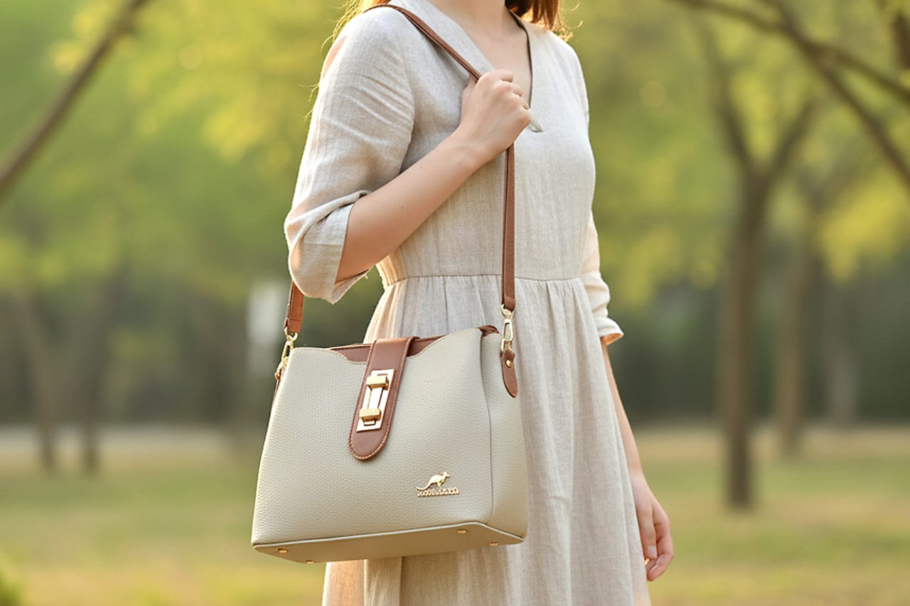 Premium Genuine Leather Crossbody Bag
