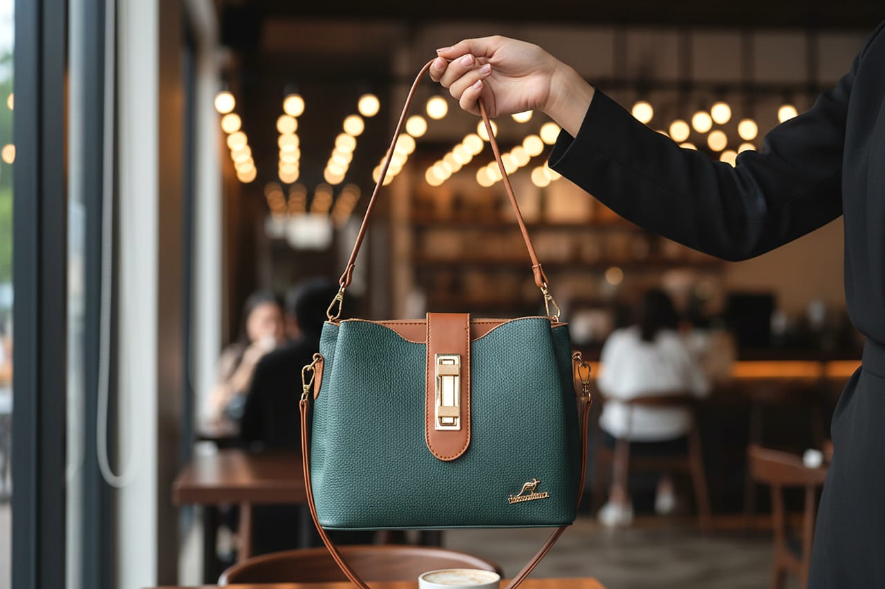 Premium Genuine Leather Crossbody Bag