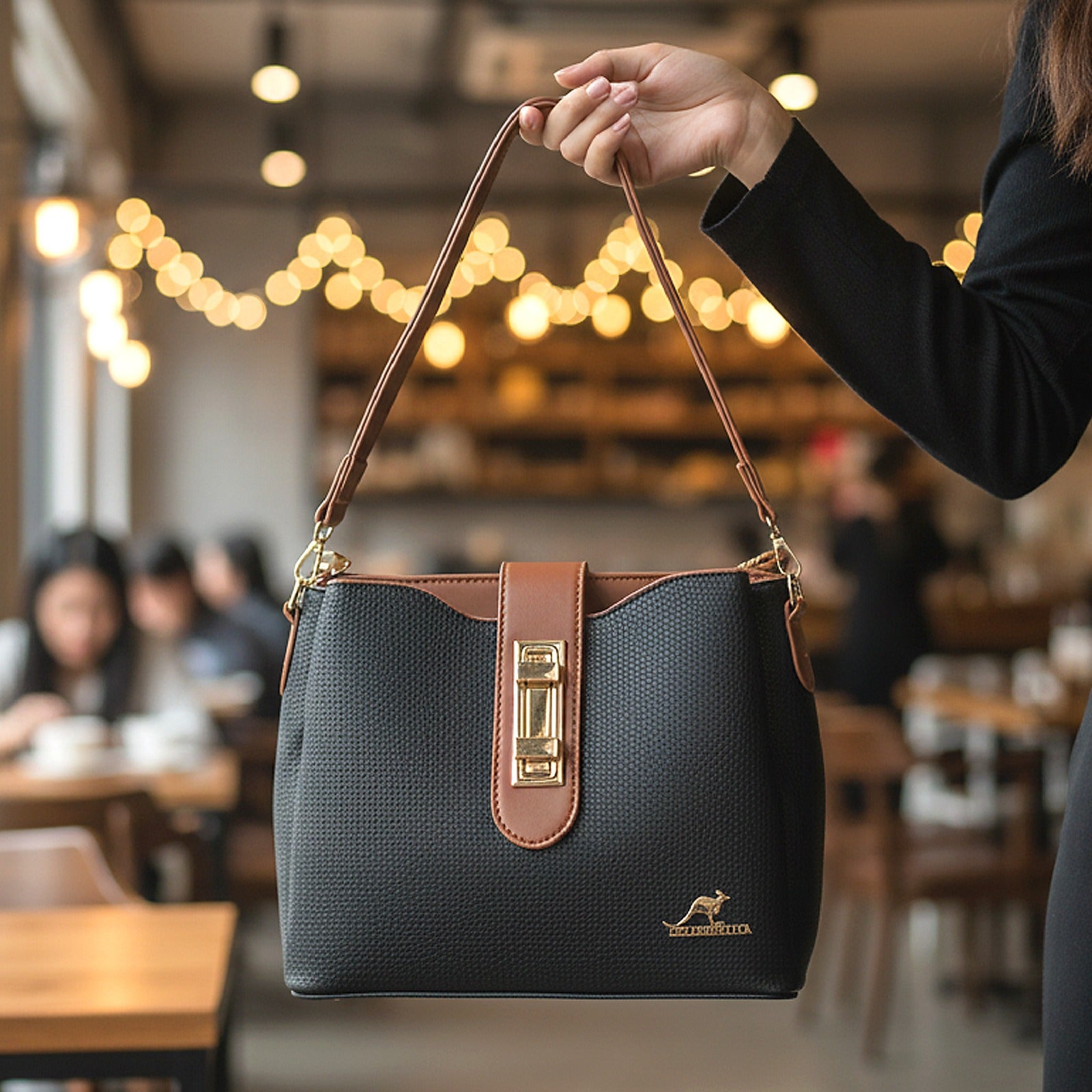 Premium Genuine Leather Crossbody Bag