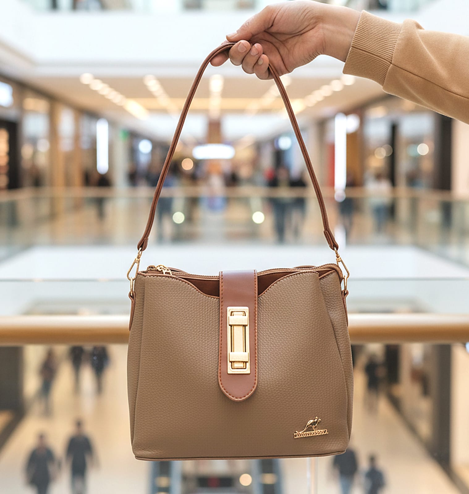 Premium Genuine Leather Crossbody Bag