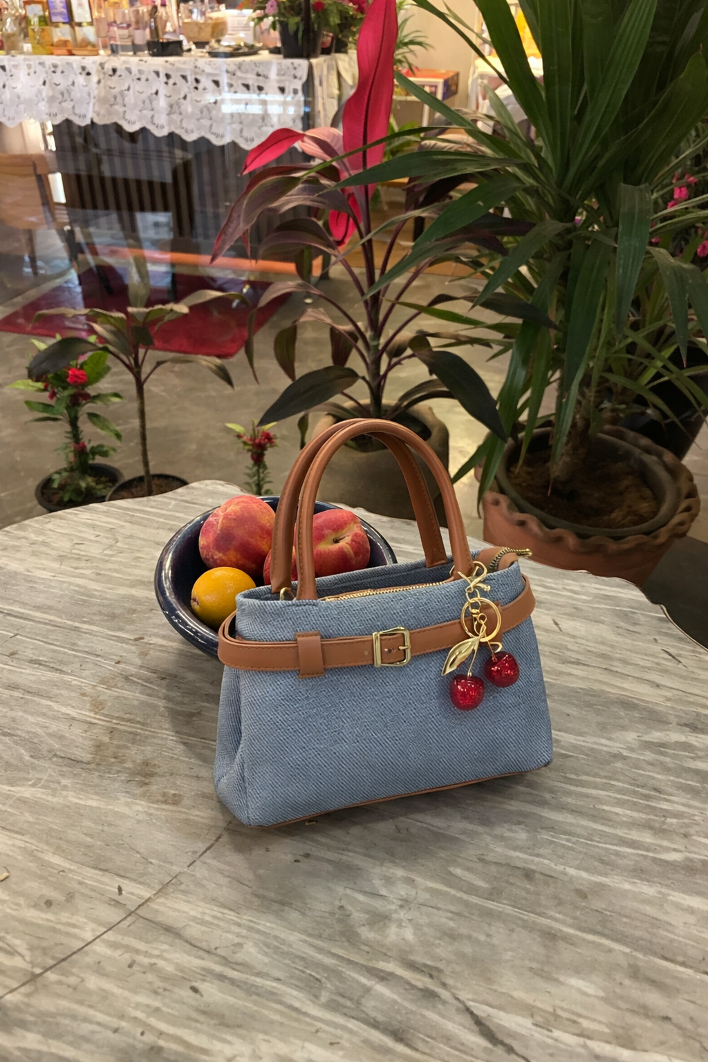 Shein 9  CrossBag With cherry charm