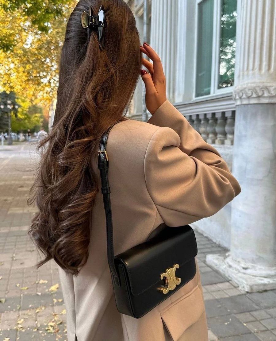 Celine Genuine Leather shoulder Bag