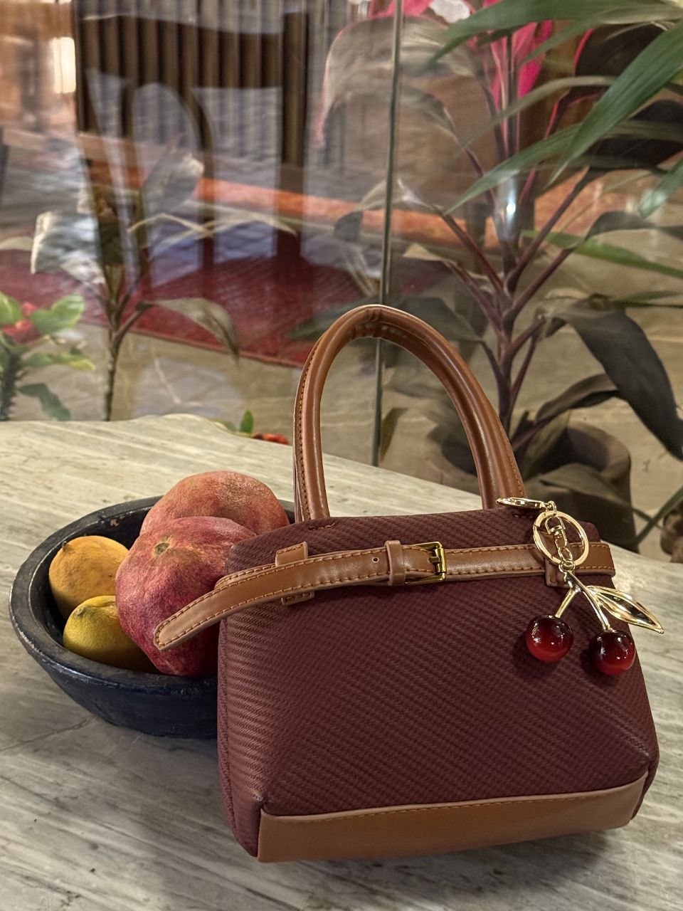 Shein 9  CrossBag With cherry charm