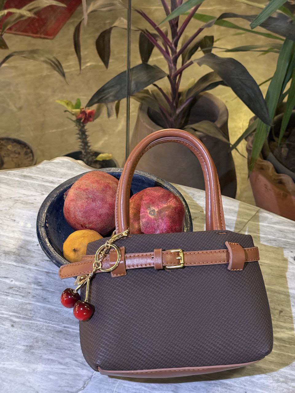 Shein 9  CrossBag With cherry charm